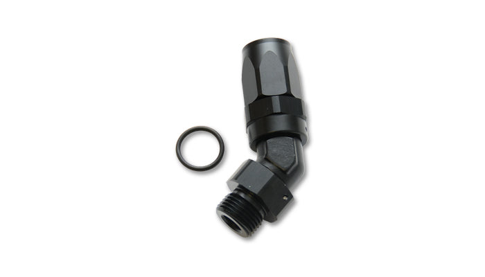 Male -6AN x 9/16-18 45 Degree Hose End Fitting - 24402