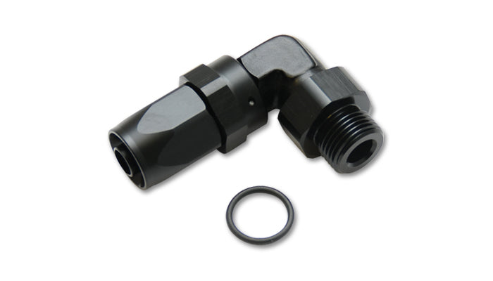 Male -8AN x 3/4-16 90 Degree Hose End Fitting - 24905