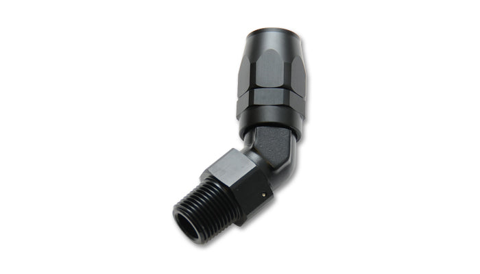 -8AN Male 3/8in NPT 45 Degree Hose End Fitting - 26404