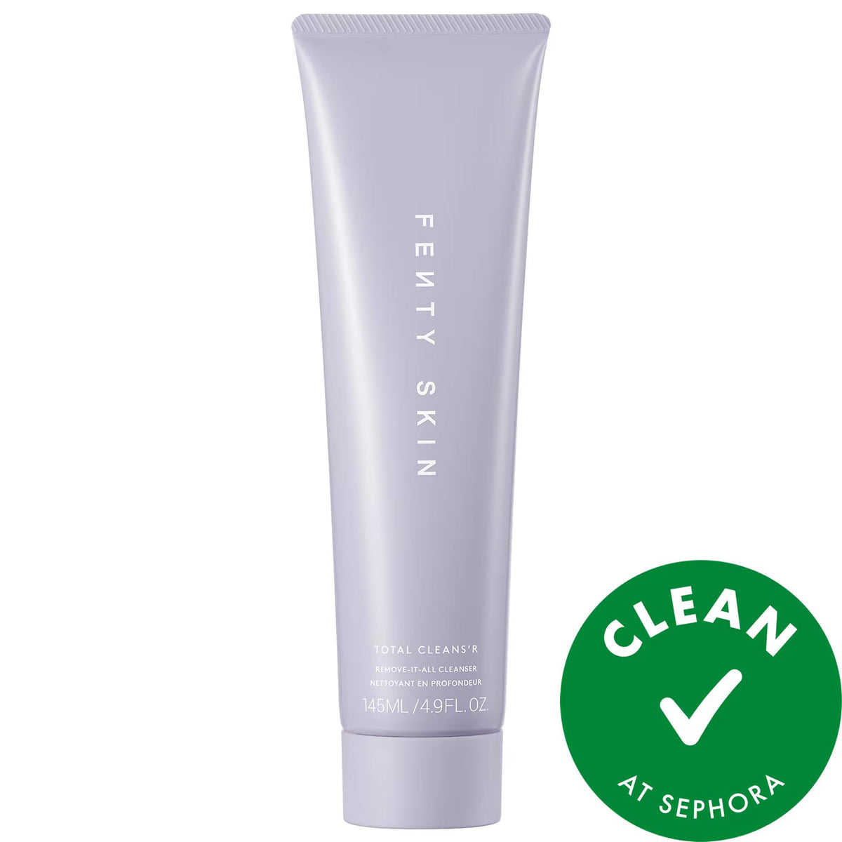 Total Cleans'r - Creamy Facial Cleanser with Barbados Cherry for All Skin Types - Vegan, Gluten-Free, Cruelty-Free