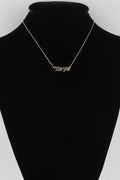 Xoxo Script Necklace