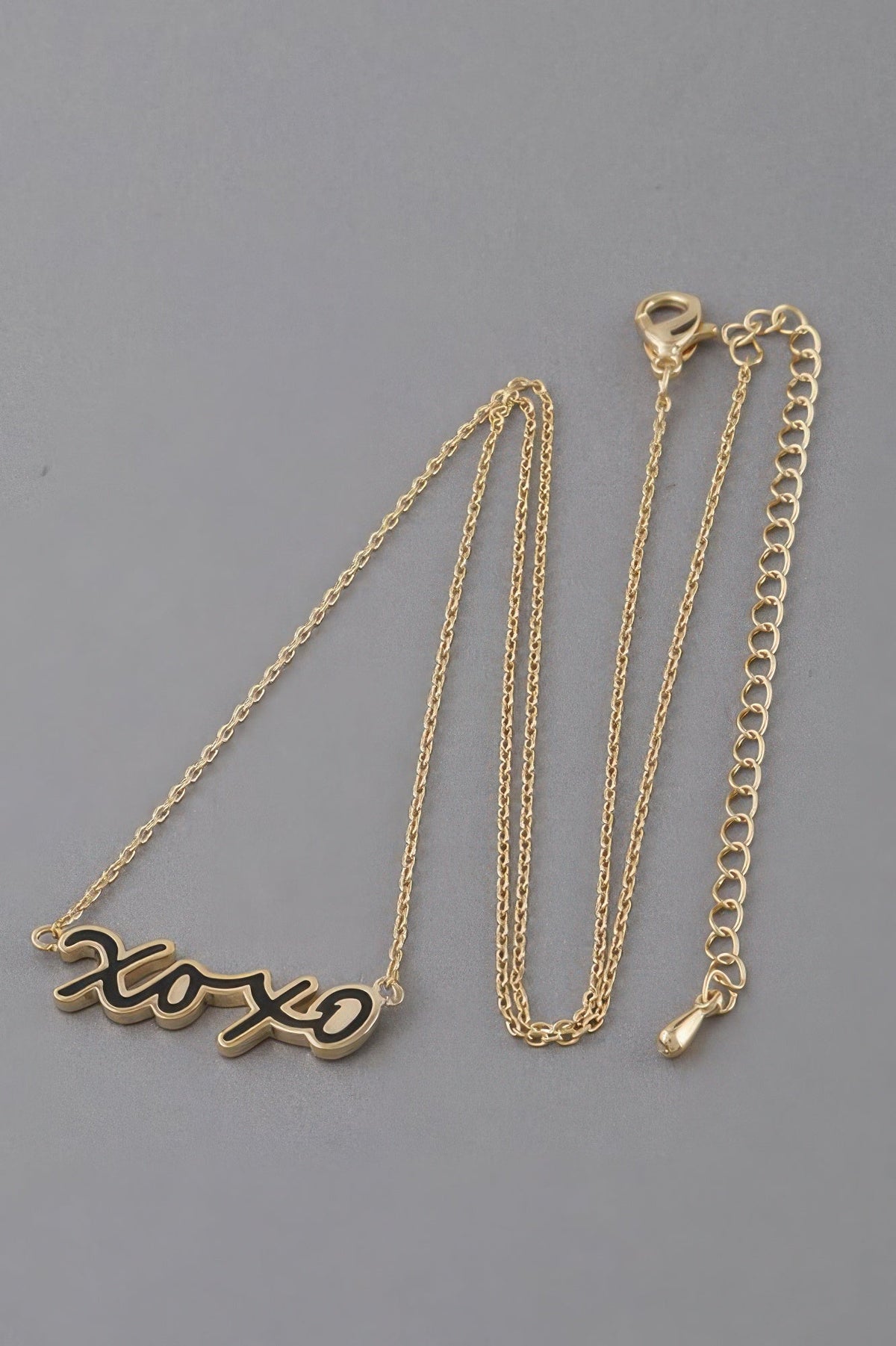 Xoxo Script Necklace
