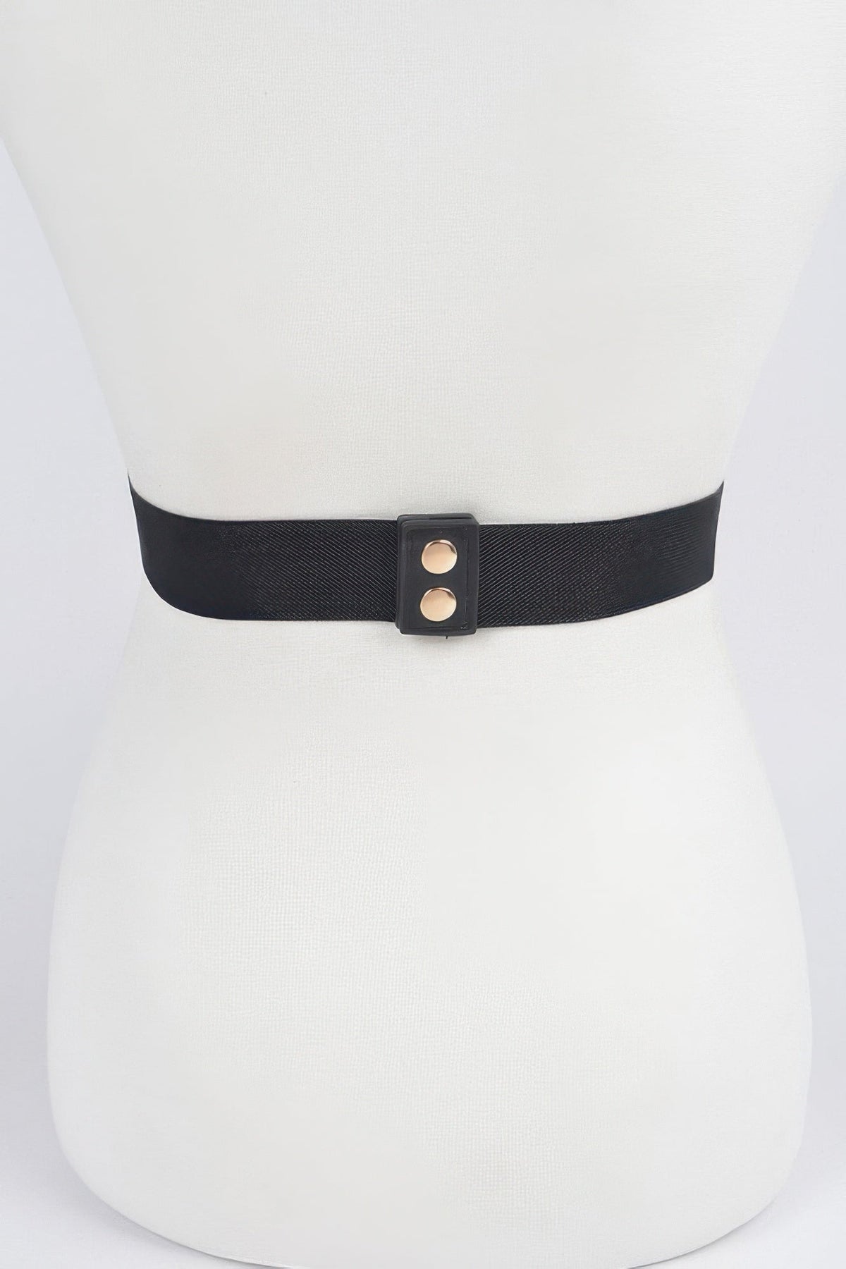 Trendy Metal Buckle Elastic Belt