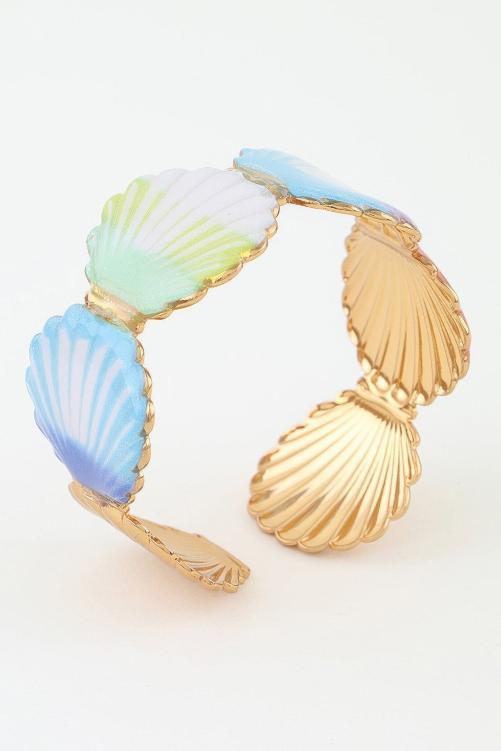 Summer Seashell Cuff Bracelet