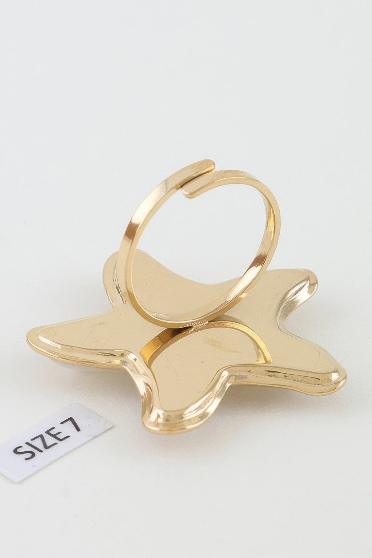 Swimming Star Statement Ring