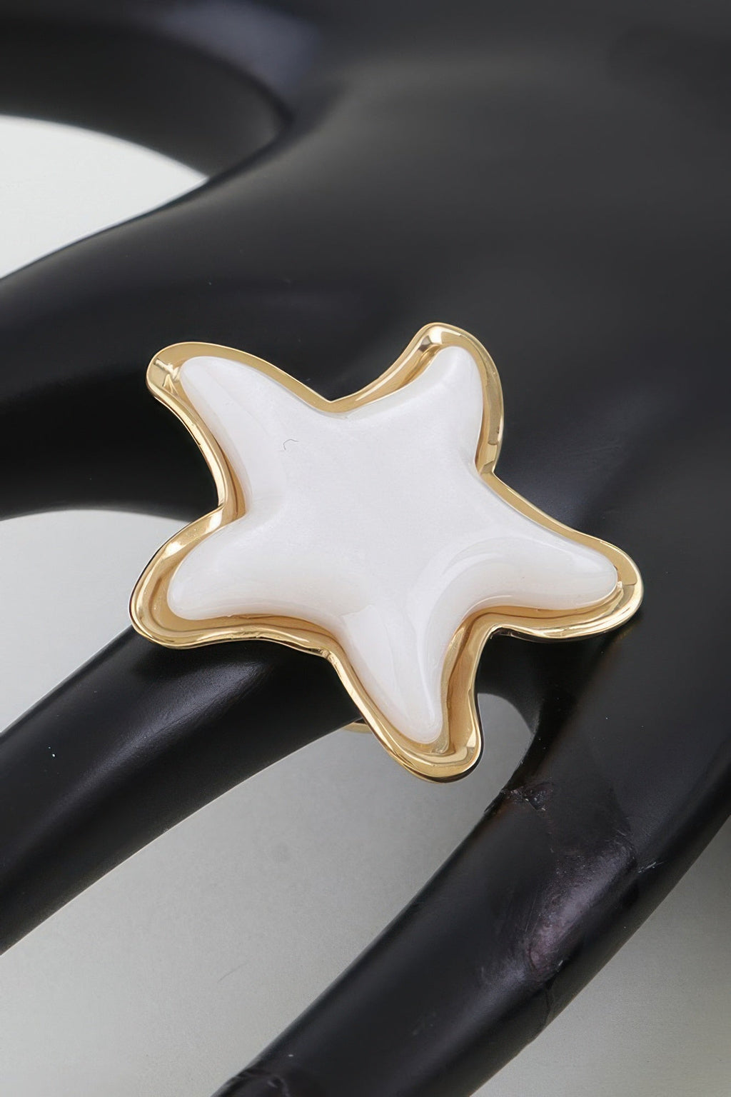 Swimming Star Statement Ring