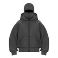 Zipped Faced Hoodie