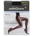Underwear 15 Denier Shiny Black Sheer Tights 4042