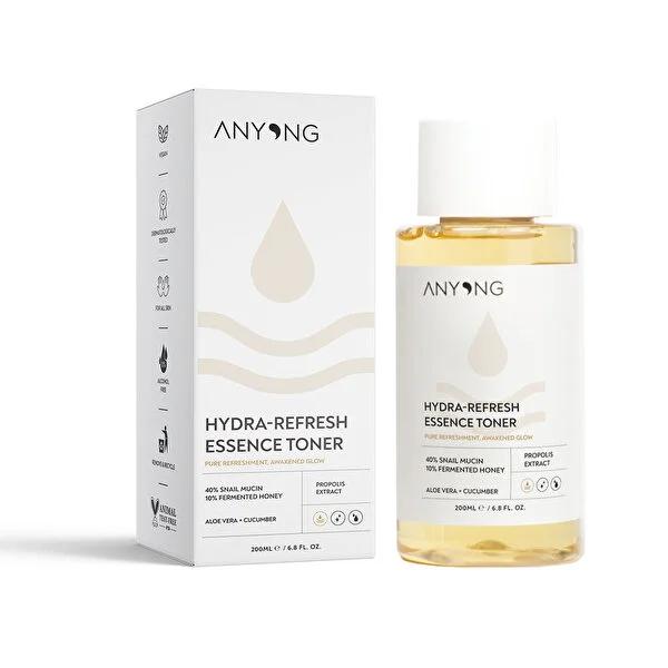 Anyong Hydra Refresh Essence - Snail Secretion Filtrate Hydrating Toner with Fermented Honey, 200ml
