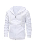 Men's Velvet Padded Hooded Sweatshirt