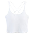 Summer New Sexy Sizzling heat Cross back Sheer strapped Back beauty Camisole