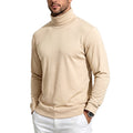 Simple Versatile Loose-fitting Skin-friendly Wool Fleece With A Turtleneck And Long Sleeves