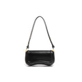 European And American Retro Trendy Underarm Bag Fashionable High-grade Genuine Leather Horsehair Shoulder Bag Niche Design All-match Women's Bag