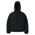American-style Solid-color Hooded Cotton Jacket