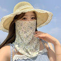 Summer UV-Protective Full-Face Mask For Women