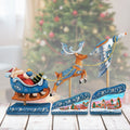 Christmas Arrival Set of 3, Christmas Handpainted G.DeBrekht 52902-B3