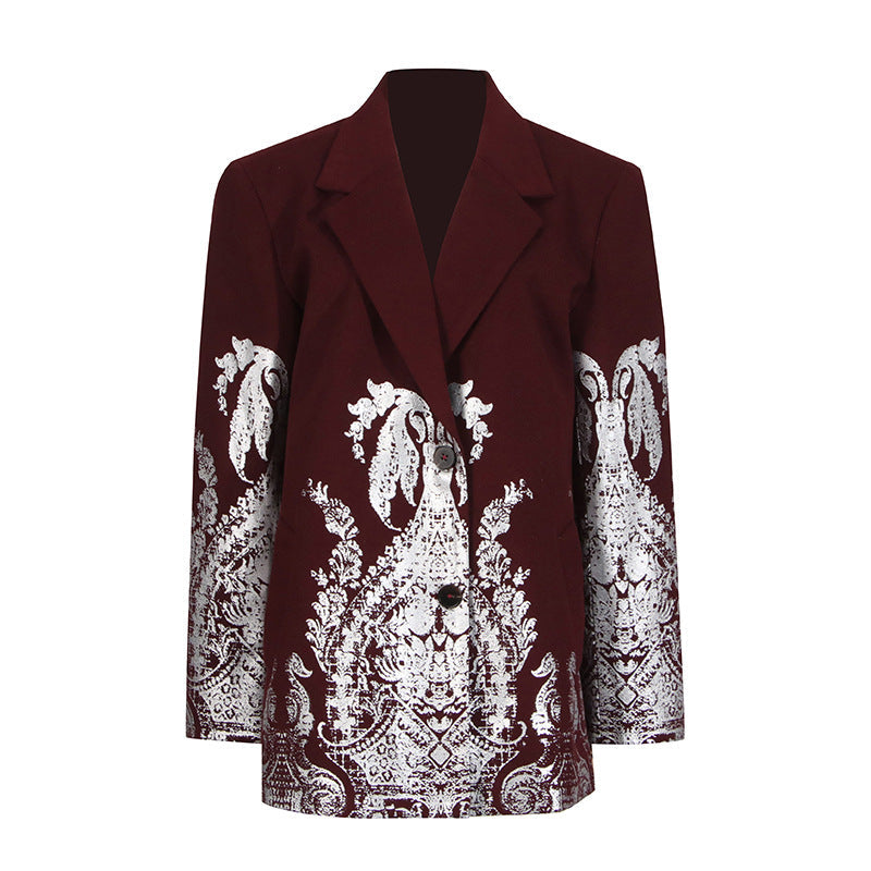 Stylish Petite Blazer Commuter Suit Jacket
