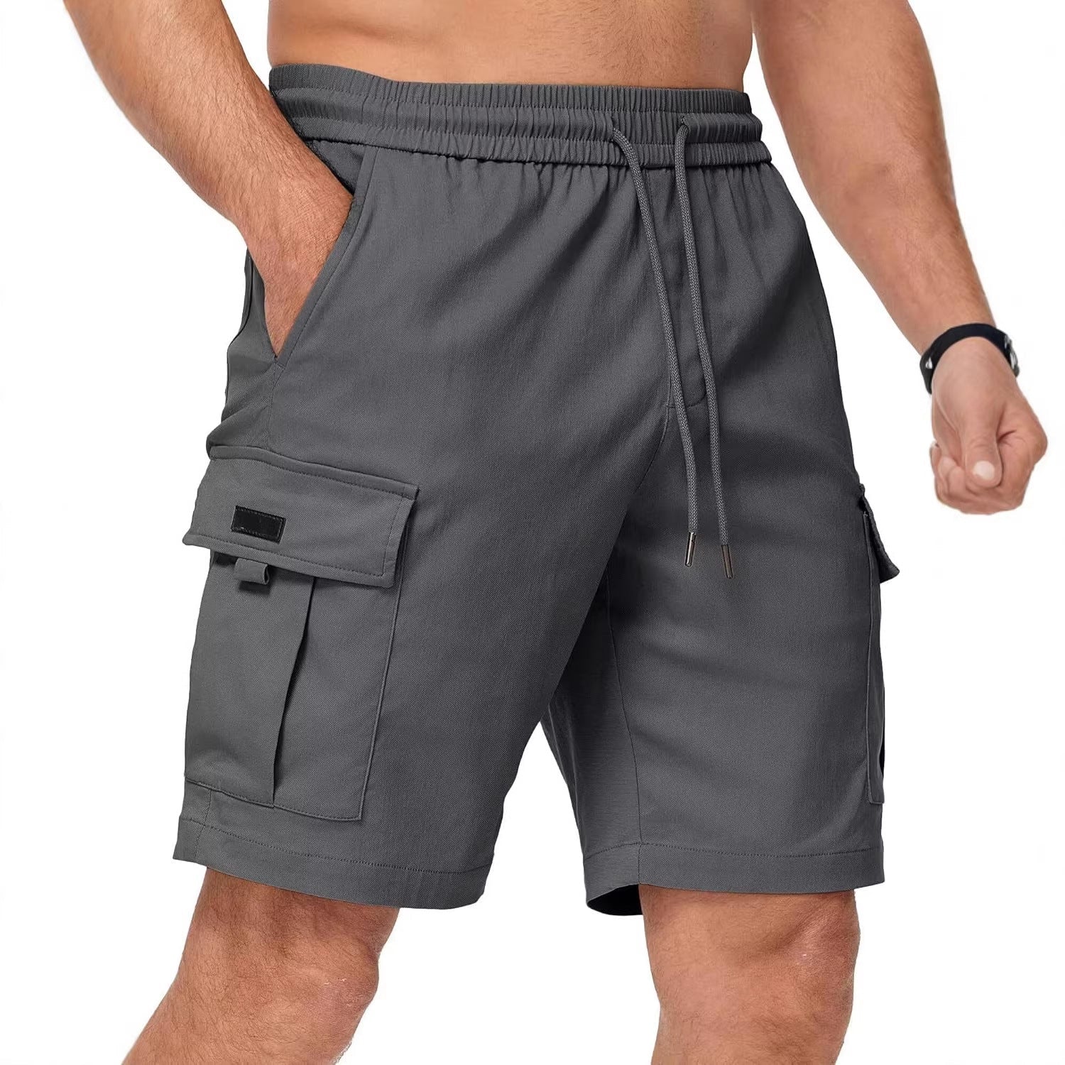 Men's Summer American Style Quick Dry Cargo Pants New Arrival Wide Leg Casual Athletic Shorts