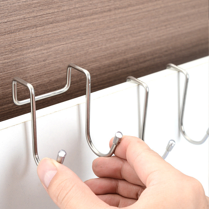 Double-head S-hook Stainless Steel S-shaped Hook, Solid Load-bearing Double-hook For Kitchen Storage And Storage, Bathroom Hook