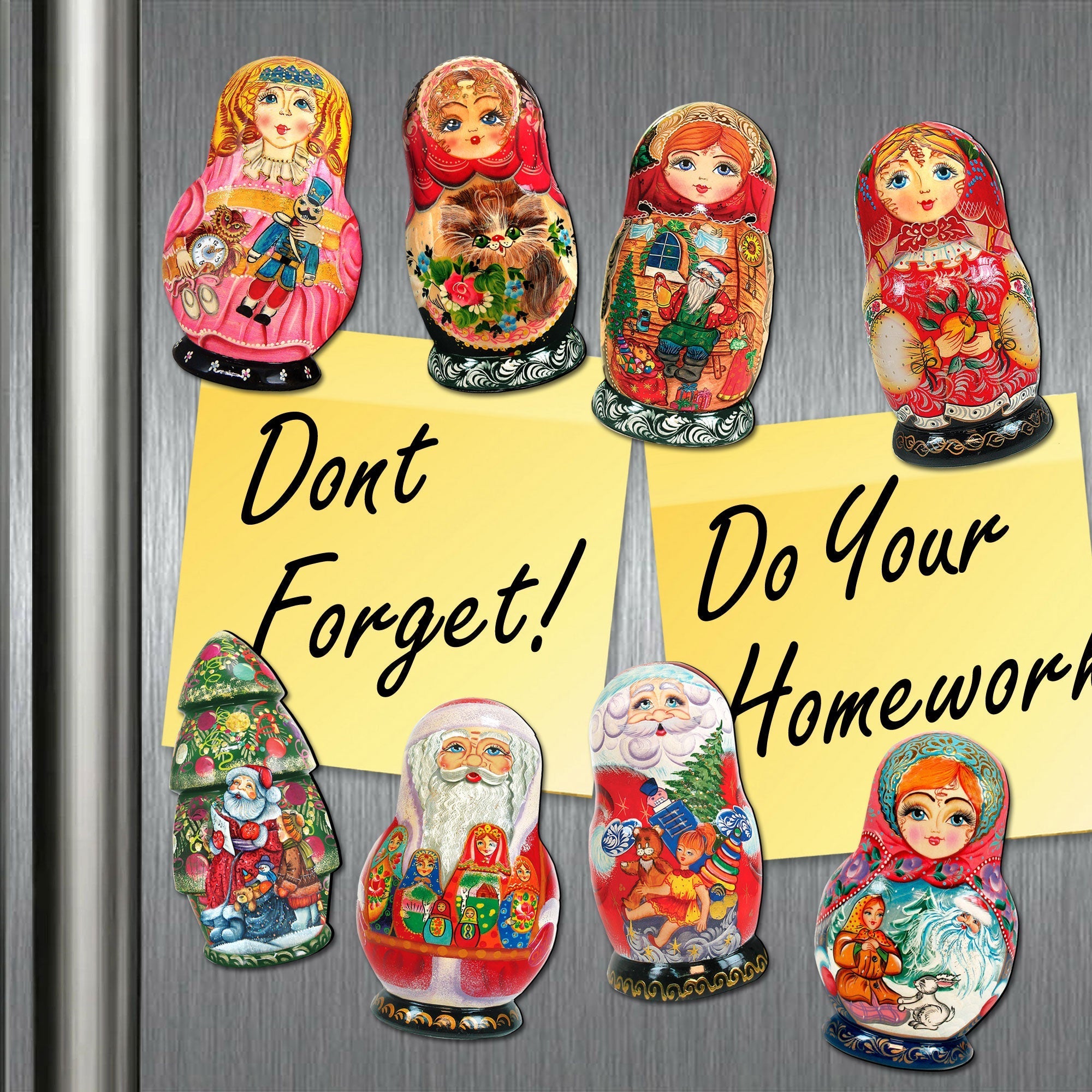 Carousel Horse Refrigerator Magnets Set of 3