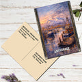 Harbor at Sunset Greeting Card by G. Debrekht - 97132GC