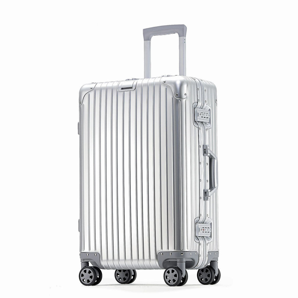 Drop-Resistant All-Aluminum-Magnesium Alloy Luggage For Travel