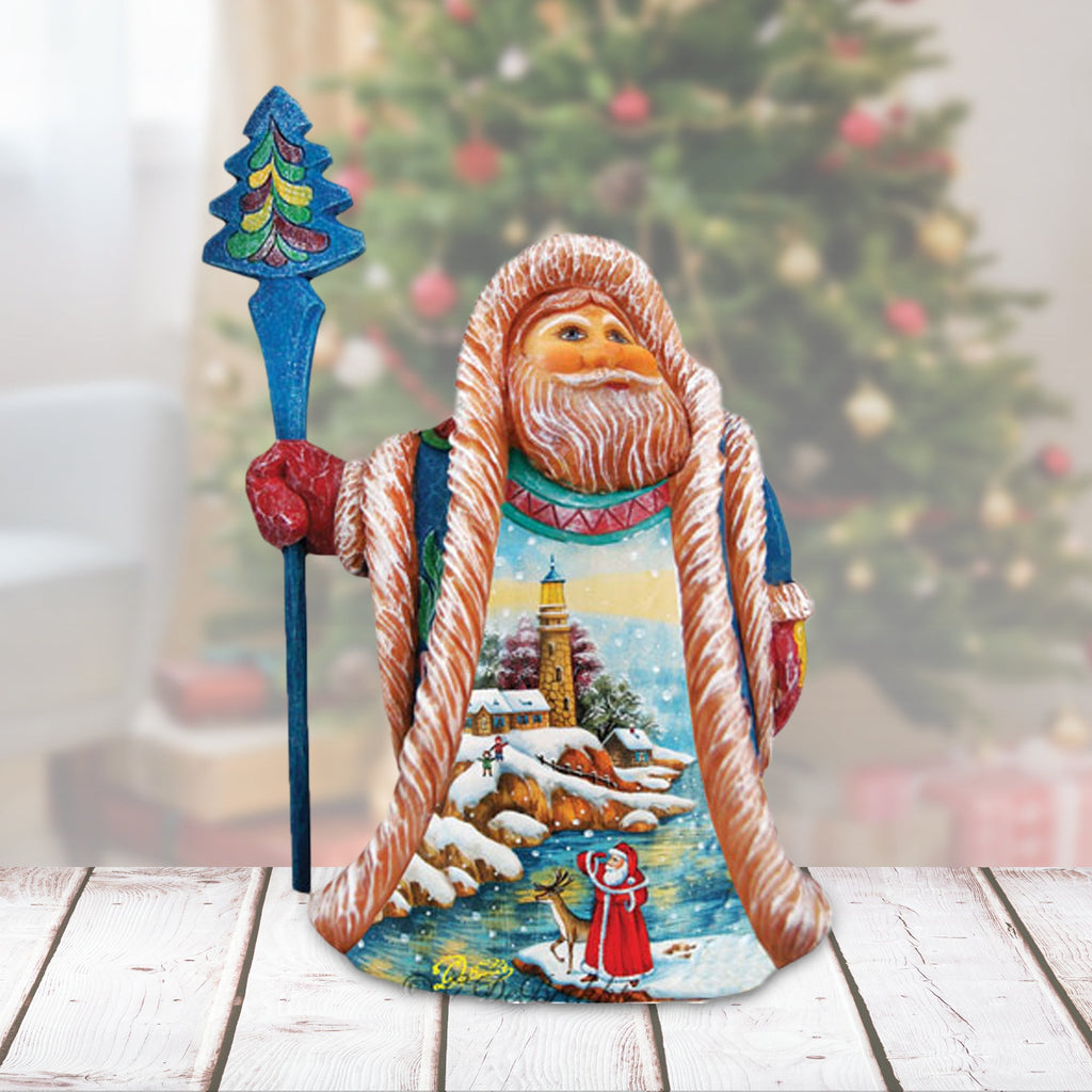 Santas Lookout Christmas Figurine by G. DeBrekht - 532323