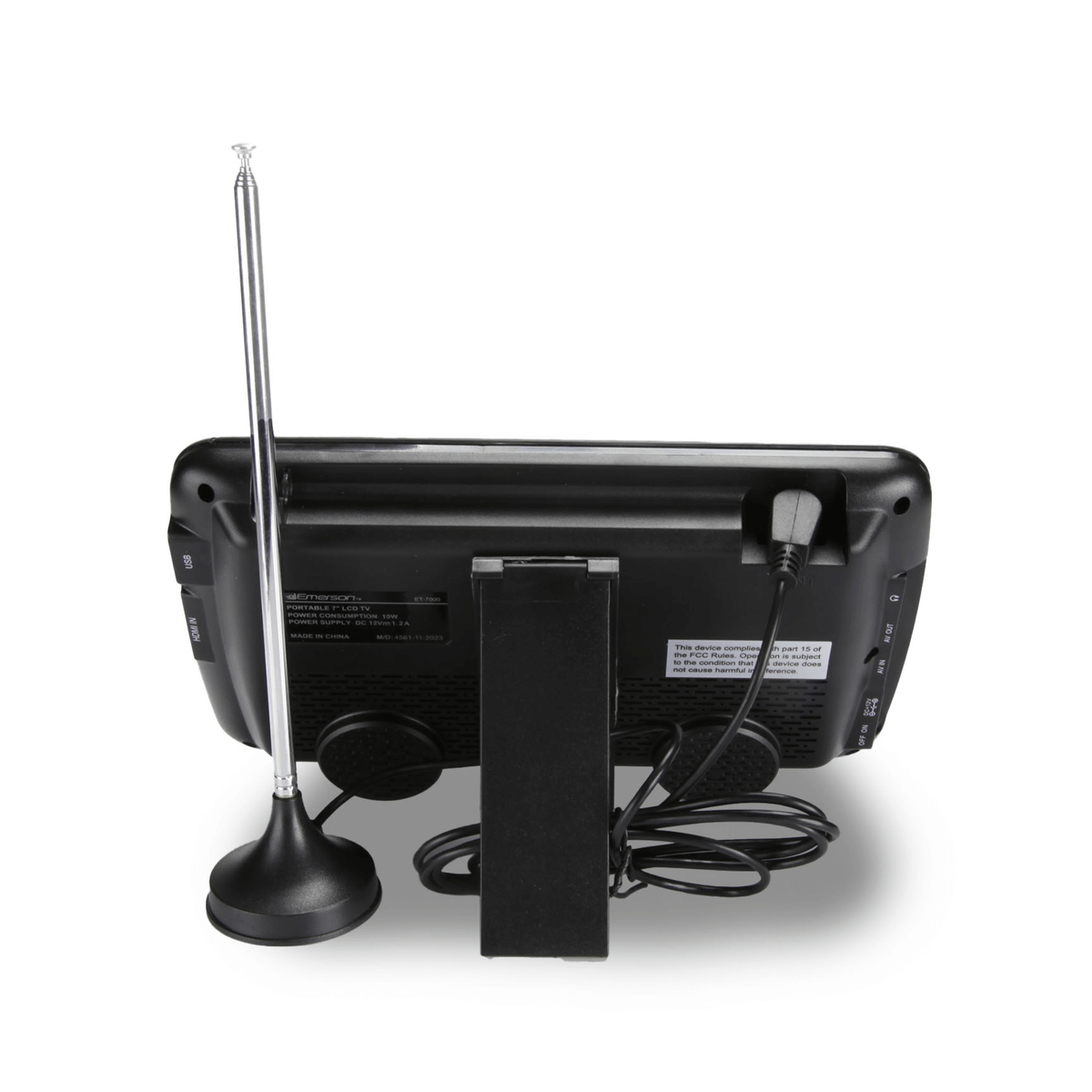 Emerson Portable 7" TV and Digital Multimedia Player - Refurbished