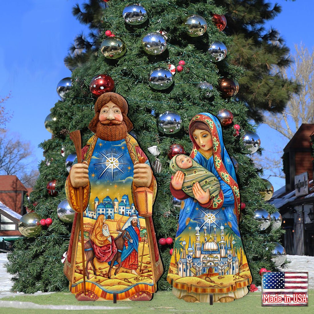 Night at Bethlehem Outdoor Nativity Set  by G. DeBrekht - Nativity Holiday Decor - 8152654F-S2