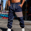 Mens Fleece-lined Loose-fit Jogger Pants