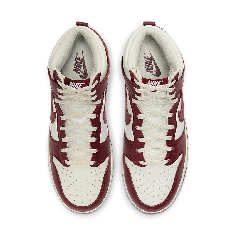 Nike Dunk High 'Sail Team Red'
