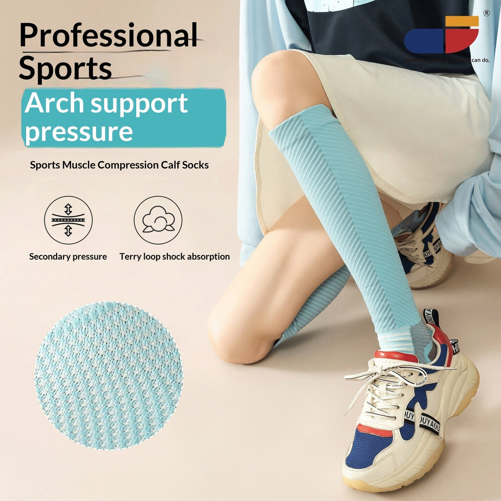 Womens Summer Sports Long Stretch Socks