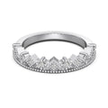 S925 Sterling Silver Men And Women Couple Rings Personality Fashion Round Zirconium Gang Drill Slim Ring Simple All-match