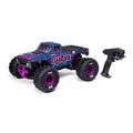 ARRMA RC Cars & Trucks, 1:10 Scale, Quake 223S DSC, RTR, Brushless, Monster Truck, Purple, Battery - ARA3537T3