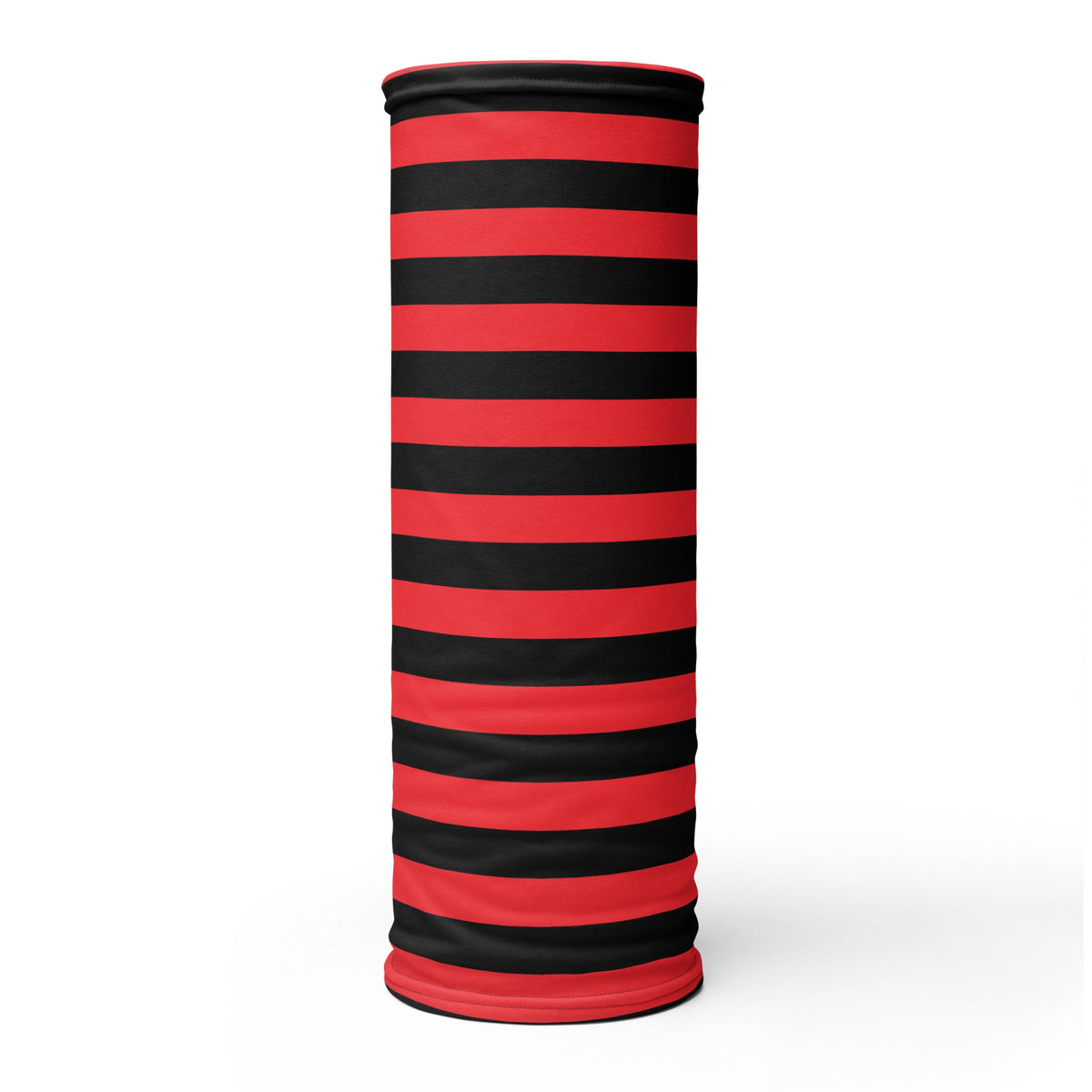 Red & Black Striped Neck Gaiter