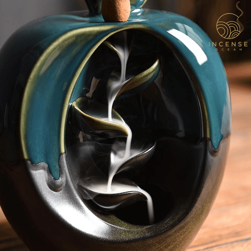 Apple Backflow Incense Burner
