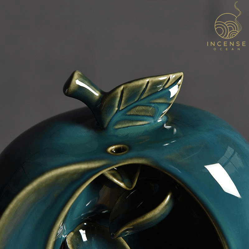 Apple Backflow Incense Burner