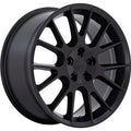 WHEELS ALUM 17X7 SATIN BLACK