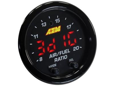 AEM Electronics Gauge, X-Series Wideband UEGO, Air/Fuel Ratio, Digital, 1 1/16 in. Diameter, Each - 300300NS