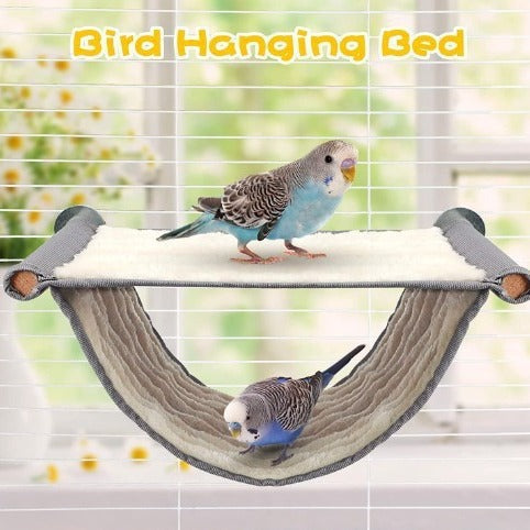 Parrot Pet Hamster Nest Warm Hammock Removable And Washable Hammock Window Sill Multi-color Hanging Cat Cradle