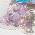 Crystal Cat's Paw Squeezing Toy — Colorful Transparent Squishy
