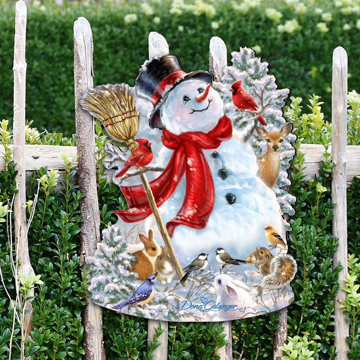 Frosty Forest Friends Wall Art by D. Gelsinger - Designocracy - 8461023M-1624