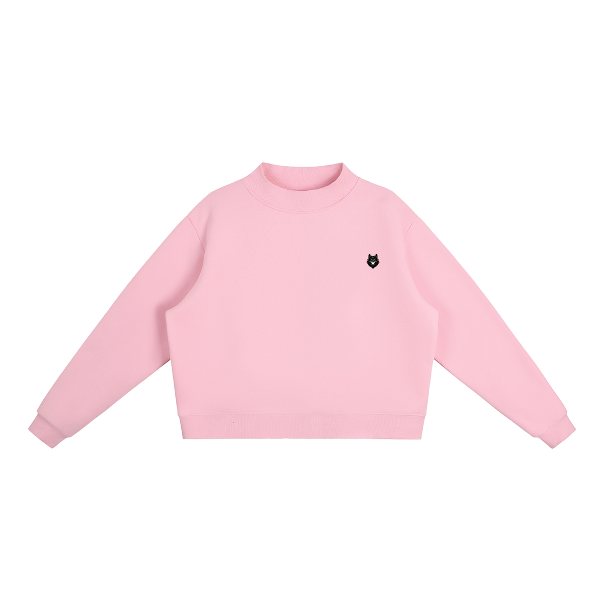 Loki & Ivy Essential Women's Fleece Mock-Neck Crew Sweatshirt