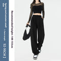 Hot Girl Fashionable Wide Leg Pants Women