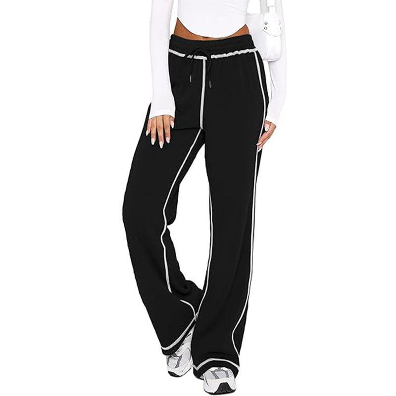 Women's Loose Wide Leg Sweatpants – High Waist Jogger Pants