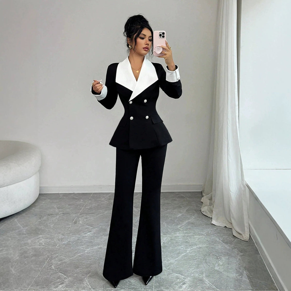 Slimming Double-breasted Chic Blazer
