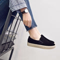 Women's Shoes Lightweight Non-slip Retro Loafers Slip-on Pumps