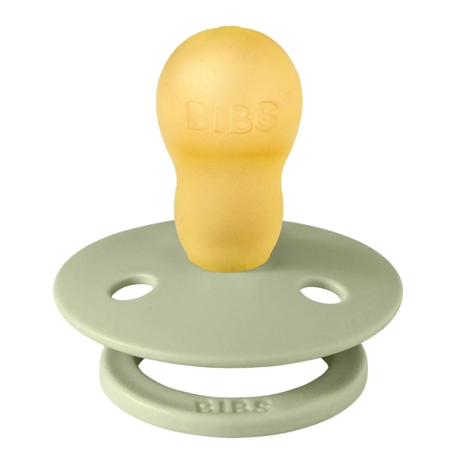Bibs Studio Colour Ladybug Rubber Pacifier Sage Size 3 18+ Months