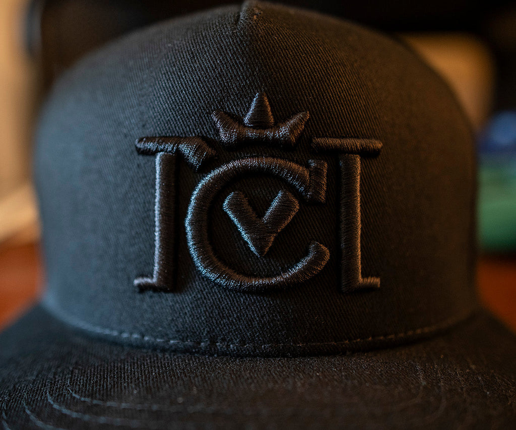 Crown Moto Blackout 3D Embroidered Trucker Cap