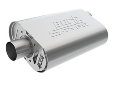MUFFLER OVAL SS 2.5IN